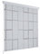 Homgoday Tenda a Rullo per Doccia 100x240 cm con Motivo a Quadrati, Tenda Bagno, Tenda da Doccia, Impermeabile Tenda Doccia Tende da Vasca da Bagno