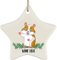 Christbaumschmuck Mit Hanfseil Hängende Ornamente Keramik Weihnachten Deko Lustiger Personalisierter Name Hamster Für Tierliebhaber