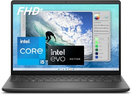 Dell Inspiron 5440 Notebook, 14 Zoll 16:10 FHD+ Display (1920x1200), Intel Core i5-1334U, 8GB DDR5 RAM, 512GB SSD, Intel UHD Grafik, Windows 11 Home, Vor-Ort-Service -