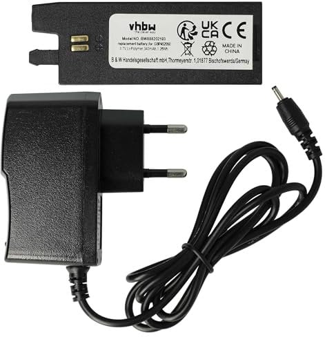 vhbw Kit de Charge 2 pcs Remplacement pour Gibson GBP-452050, GBP-042030 pour accordeur de Guitare électrique - Batterie, Chargeur