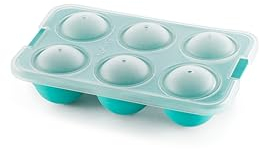 Lékué Bandeja de Silicona para cubitos de hielo XL Esfera