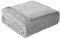 Good Nite Kuscheldecke Flauschig Decke 270 x 230 cm Tagesdecke Weich Mikrofase Sofadeck Wohndecke Warme Fleecedecke für Sofa und Bett Schlafzimmer Büro Grau