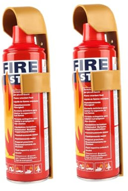 SEWACC 2stücke Mini Feuerlöscher Schaum Tragbar Für Auto Und Haushalt Kompakt Zuverlässig Einfache Befestigung Für Kfz Praktische Löschhilfe Bei Kleinbränden Längere Lebensdauer Garantier