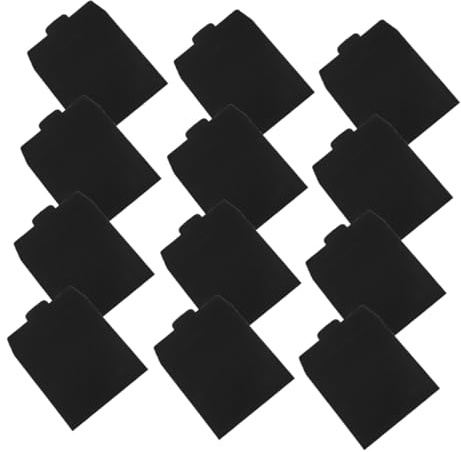 GALPADA 12pcs Black Kraft Paper CD Sleeves Storage Bag, Wedding Card Organizer and Document Holder, Paper Disc Protection Sleeves for CD DVD Refill and Storage