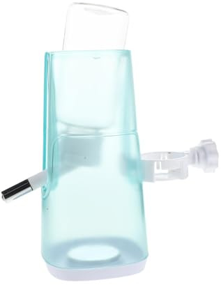 Toyvian Bouteille d'eau pour Petits Animaux 120 ML Distributeur Anti-Goutte Réglable 6,5-12,5 Cm, Base Lestée Stable, Gourde Étanche pour Hamsters, Lapins et Gerbilles, Station