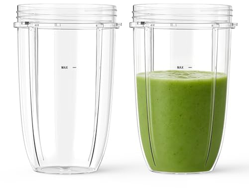 2-Pack 24 oz Mixbecher Ersatz für die NutriBullet 600W & 900W Serie