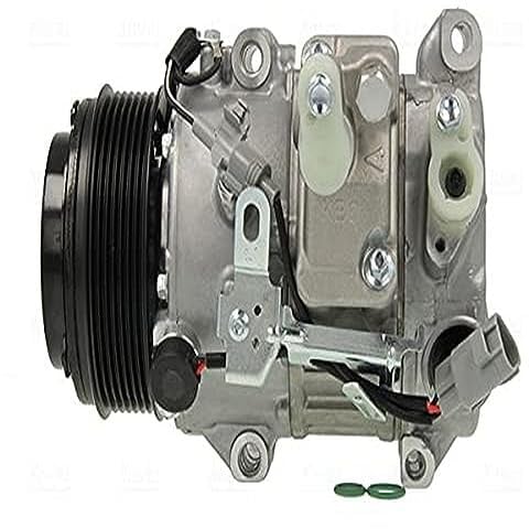 NISSENS 890143 A/C Kompressor für Klimaanlage Klimakompressor mit ID: 7SEU16C Kältemittel: R134a PAG 46 mit 110mm Riemenscheibe Rillen: 7