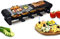 Syntrox Germany Edelstahl Design Raclette Thurgau mit Grill und Heißer Stein für 4 Personen