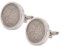 Sixpence-Münzenset 1965 in einer Silber-Rhodium-Platte, die Manschettenknöpfe für Herren 54 Jahre zum Geburtstag von CUFFLINKS DIRECT (Manschettenknöpfe mit Geschenkbox)