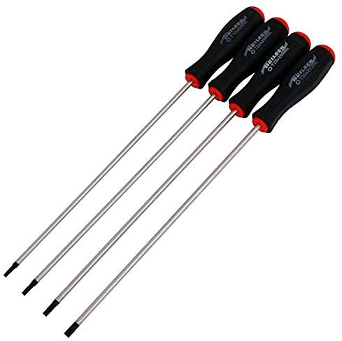Lot de 4 tournevis Torx extra longs T15 T20 T25 T30 pour garage atelier CA134