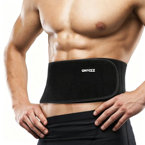 ONTYZZ Back Support Strap Adjustable Bodybuilding Lumbar Belt for Sports Protection Pain Relief Posture Correction Kidney Belt Back Brace M