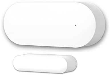 JANDEI - Detector Abierto - Cerrado Magnético para Puertas y Ventanas Conexión WiFi, Sensor Autónomo Inalámbrico, Compatible con Tuya Smart App, Amazon Alexa y Google Home