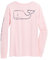 Vineyard Vines Herren Langärmeliges Vintage Wal-Tasche T-Shirt, Flamingo, Mittel