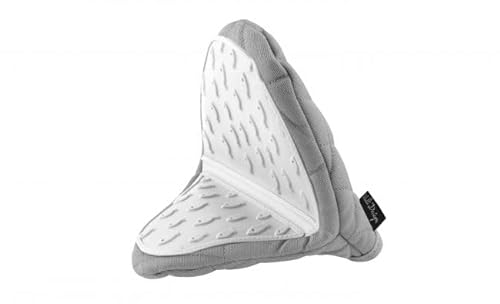 Vialli Design LIVIO 8418 Handflächenhandschuh mit grauem und weißem Silikon