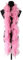 Uposao 2 Stück Federboa Weihnachtsboa, 2M Federboa für Weihnachtsbaum Weihnachten Band Boa Streifen Girlande Dekoration Federstola Feder Schal Karneval Fasching Stola Kostüm Party Damen Kinder,Rosa