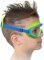 RUIGAO Kinder-Schwimmbrille, Alter 6–14 Jahre, Kleinkindbrille, kein Verheddern, Kinder-Schwimmmaske/Bungee-Riemen/weiches Band (Kindermaske, Blauer Fisch)
