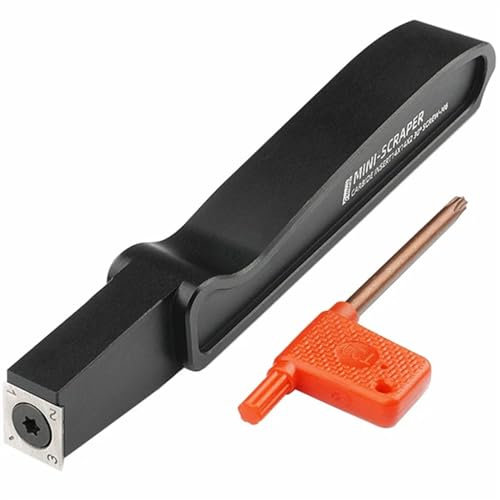 Strumenti per la lavorazione del legno Mini Raschietto in metallo duro Raschietto for colla Utensile for sbavatura Coltello da taglio for legno Coltello da tornio for tornio Utensile for lavorazione d