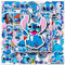 18DOTS 50Pcs Lilo & Stitch Stickers Waterproof Vinyl Stickers for Water Bottle Luggage Bike Car Decals (Stitch)