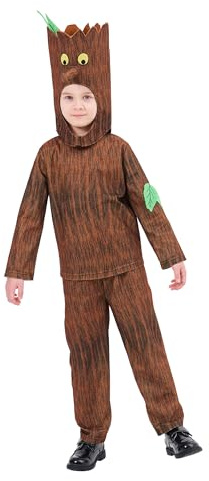 CosExpress World Book Day Costumes for Girls Boys Stick Tree Costume | Fancy Dress Kids Book Character Costumes Dress Up Book Week World Book Day Outfits