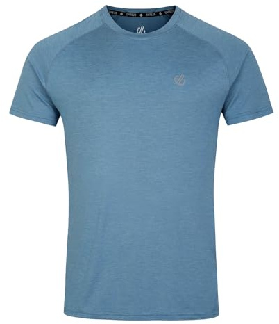Dare 2b Mens Persist Lightweight Super Soft T Shirt with Reflective Detailing, Q-WIC Technology & Anti-Bacterial Properties - Perfect for Activewear and Working Out