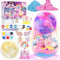 Joellfuner Regalos Unicornio para Niñas, Juguetes Unicornio, Kit de Arte y Manualidades para Niñas 4 5 6 7 8-12 Años