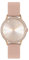 Spirit Montre à quartz analogique pour femme avec bracelet en cuir rose plaqué or rose, rose