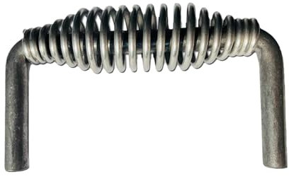 Galloparts Maniglia a molla in acciaio inox compatibile con griglie per barbecue, stufe a legna, rimorchi, armadi, forni
