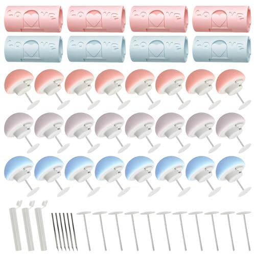 Jiehaojia 24PCS Clip de Edredón, Clips de Sujecion para Funda nordico, Pinzas para Sujetar Edredones, Clip de Fijación Antideslizante para Sábanas