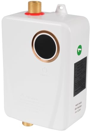 Chauffe Eau Instantané, Electrique Sans Ballon 3500W, Mural Compact Sous Evier, Eau Chaude Rapide Cuisine Salle De Bain Bureau, Affichage LED Tactile, Sécurité IPX4