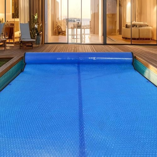 Bâche Solaire Piscine Couvercles De Piscine À Bulles Pour Piscines Enterrées Rectangulaires, Couverture Solaire Retenant La Chaleur Pour Piscine Hors Sol 12 10 9 8 7 6 5 4 3 2 M(22x36ft/6.7x11m)