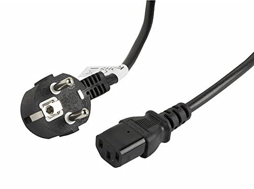 LANBERG Cable DE ALIMENTACIÓN CA-C13C-11CC-0030-BK Conectores SCHUKO / IEC320 C13 3 Metros