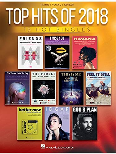 Top Hits Of 2018: PVG. Klavier, Gesang und Gitarre Noten [Musiknoten]