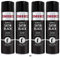 Simoniz Acrylic Satin Black Spray Paint 4x 500ml