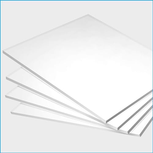 nattmann Acrylglas - XT - PMMA - Acrylplatte & Acrylscheibe 2-10 mm - Klare & Transparente Kunststoffplatte - für Hobby & Bastler - 5 mm, 700 x 400 mm