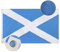 WOWFLAG Schottland-Flagge, 91 x 152 cm, langlebig, Bestickt mit lebendigen Farben, Dreifachnähte, Leinenkopf und Messingösen für jedes Wetter