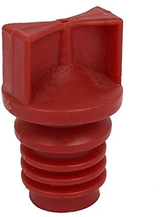 18 mm diametro filettatura maschio in plastica tappo di riniflard olio rosso per compressore d'aria
