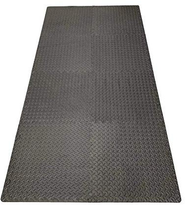 Happy Hot Tubs Interlocking EVA Mat Base Surround Floor Protector for Hot Tub Spa Swimming Pool Gym Play Room Soft Flooring (8 Mats - 2.36m x 1.12m)