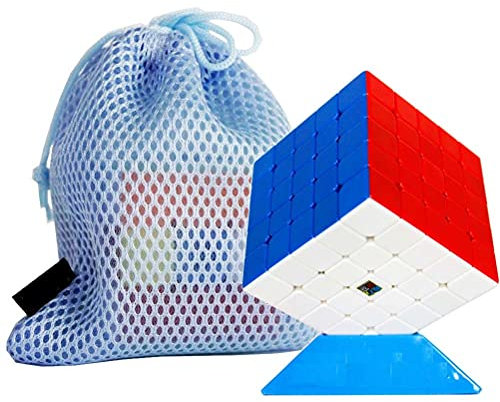 Oostifun FunnyGoo MoYu MFJS Mofang jiaoshi Cubing Classroom Meilong 5 M 5x5 Magic Puzzles Cubes MEI Long 5M 5-lagiger Würfel Stickerless, mit MoYu Logo Tasche und Ständer