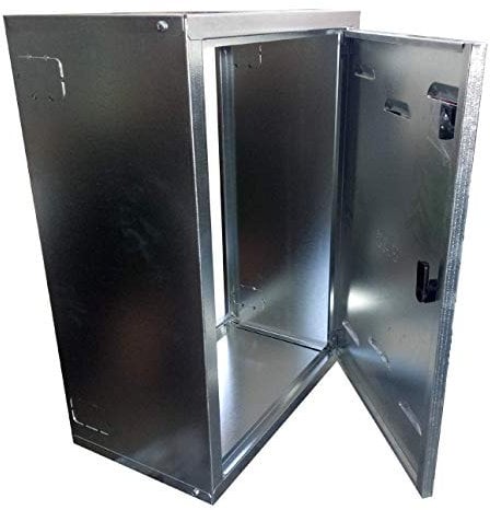 Cassetta contatore gas da montare fornita in kit di montaggio in acciaio zincato 6/10, varie misure (50 x 30 x 25)