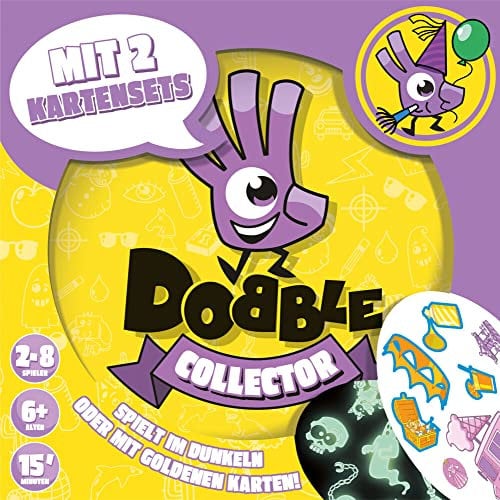 Zygomatic, Dobble Collector, Familienspiel, Kartenspiel, 2-8 Spieler, Ab 6+ Jahren, 15 Minuten, Deutsch