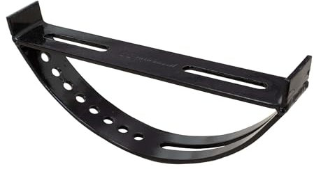 DAPRONA Halter für Laufrost, verzinkt Schwarz 25cm, Trittstufe, Dachtritte für Schornsteinfeger