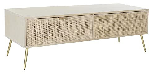 DKD Home Decor TV-Schrank, Rattan, Standard
