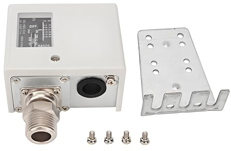 20 KG Ensemble de Pressostat Pompe à Eau Contrôleur de Pression Tout Noyau en Cuivre IP40 Sèche-chaudière Refroidisseur D'eau Pressostat (Interface G1/2)