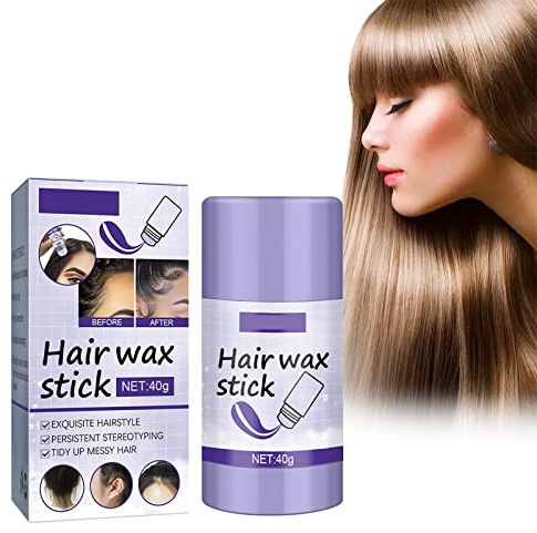 Haarwachs-Stick, Hair Wax Stick Slick-Stick für Haare, Styling Haar Pomade Stick, Haarwachs Stick für Perücken, Wachsstift glatter Stift für Haare, Temporäre Haar-Styling-Produkt für Edge Frizz Haar