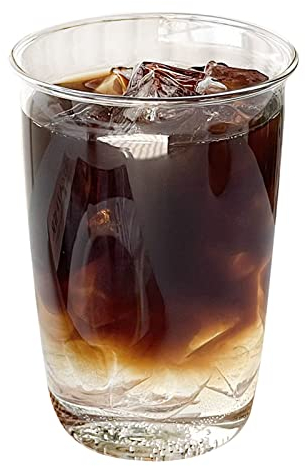 URMAGIC Clear Drinking Glasses,420ml Stemless Wine Glasses,Juice Glasses,Rocks Glasses,Beer Glasses,Ribbed Glass Cups,Ripple Glassware,Beer Glasses,Whiskey Cocktail Glasses,Water Cups