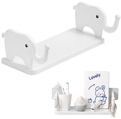 Schwebendes Regal Wand Wandregale Badregal - Wandregal Ohne Bohren Aufbewahrungsregal Makeup Organizer Gewürzregal Wandspeicher Wandmontiertes Bücherregal, Ideal für Küche, Wohnzimmer, Badezimmer