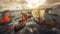 Adult Jigsaw Puzzles 1000 Pieces Aegean Sea Sky Ancient Greece Sparta Athens War Sunset Warship 75 * 50Cm