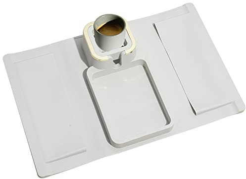 Porte-gobelet de canapé, porte-gobelet de canapé anti-fuite et antidérapant, plateau d'accoudoir de canapé avec porte-gobelet, grand organisateur de tasse de canapé, porte-gobelet flexible, plateau de