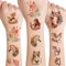 zycBernoi 2025 Neues Design für Glitzer Pferde Tattoo, Hautfreundliche Glitzer Pferde Tattoos Jungen Mädchen Wasserdicht Kindertattoos Sticker, Pferde Mädchen Geschenk