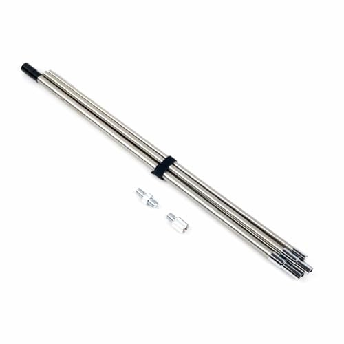 G GABIL RADIO TAIWAN 2006 GRA-M105 Ultimate Portable M10 Connector Manpack faltbare Peitschenantenne für GRA-7350T, GRA-7350TC, mit 3/8-Zoll-24 Adapter, 235,5 cm, POTA